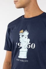 Camiseta Mr Williot New York Marino