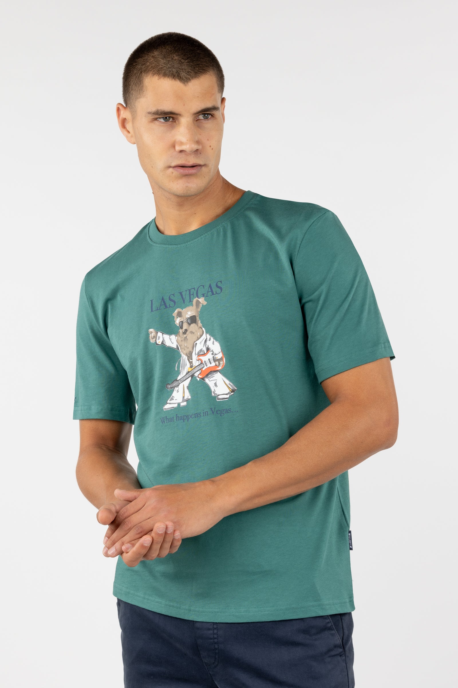 Camiseta Mr Williot Las Vegas Verde