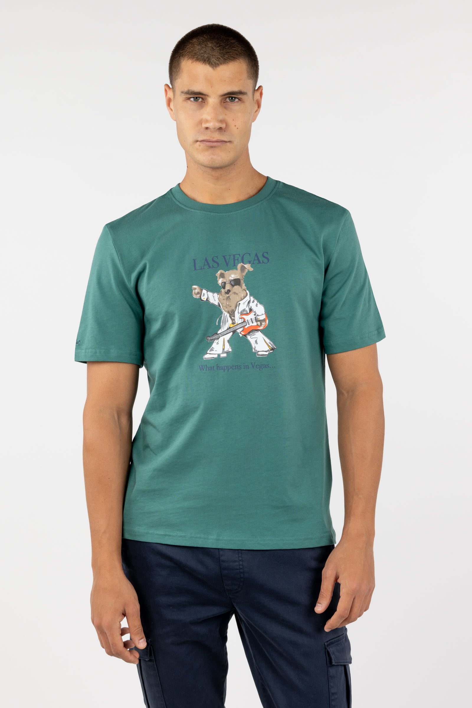 Camiseta Mr Williot Las Vegas Verde