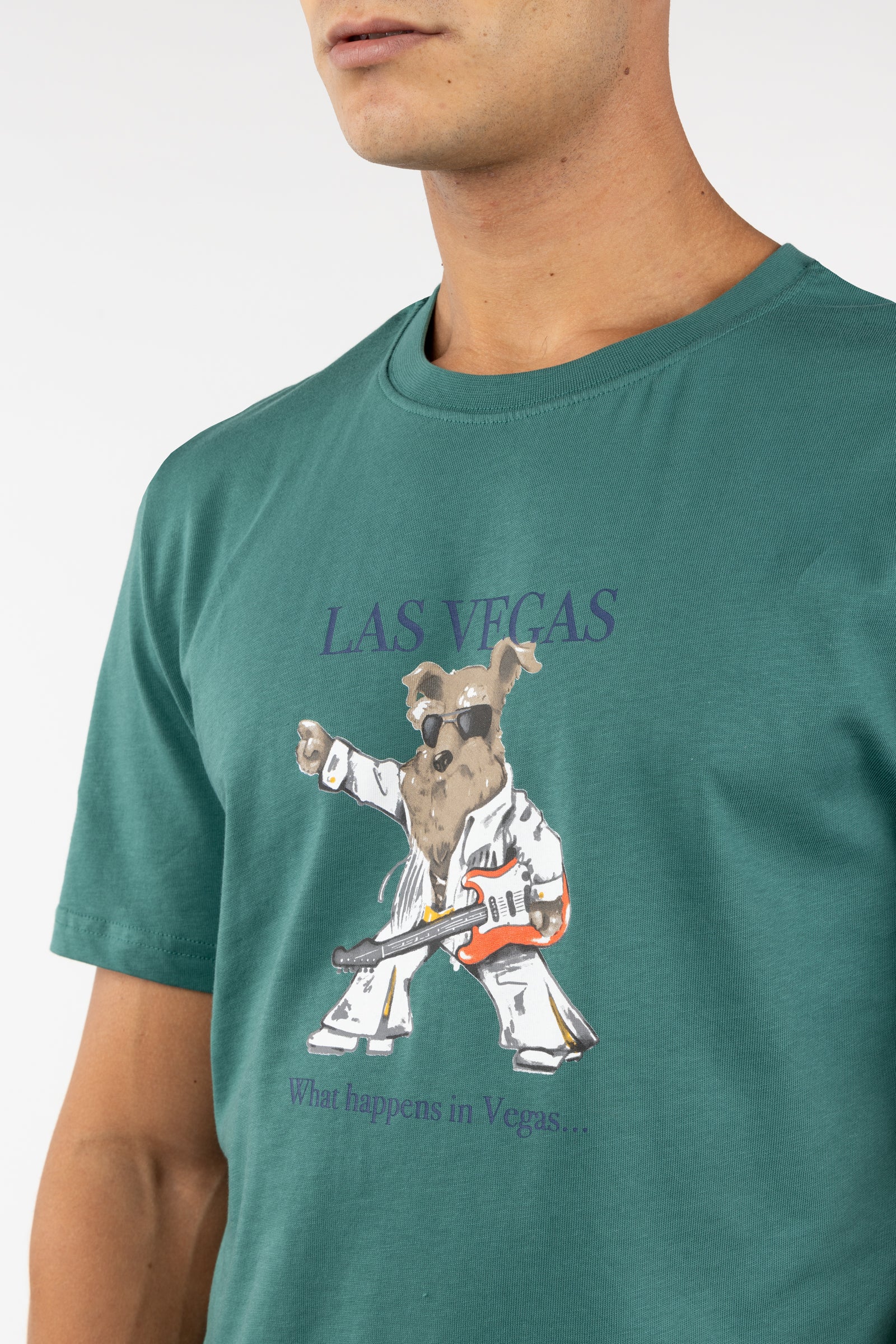 Camiseta Mr Williot Las Vegas Verde