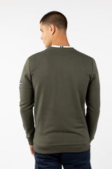 Sudadera Parche Bandera Khaki