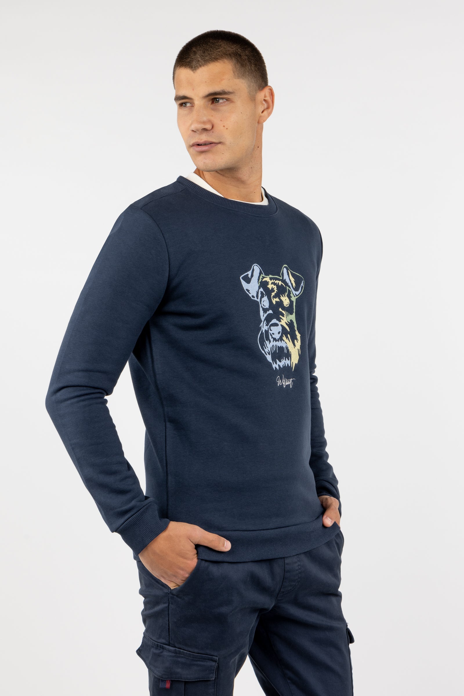 Sudadera Schnauzer Marino