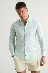 Camisa Slim Fit Oxford