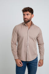 Camisa Garment Dyed Beige