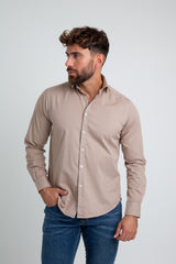 Camisa Garment Dyed Beige