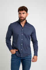 Camisa Garment Dyed Marino