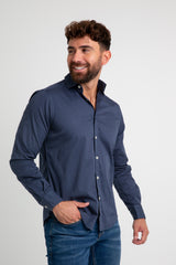 Camisa Garment Dyed Marino