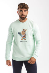 Sudadera Mr Williot Surf Turquesa