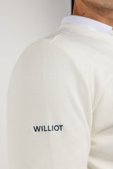 Sudadera Diseño Williot Espalda Crema