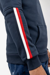Sudadera Logo Tipo Parche Marino