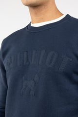 Sudadera Logo Tipo Parche Marino