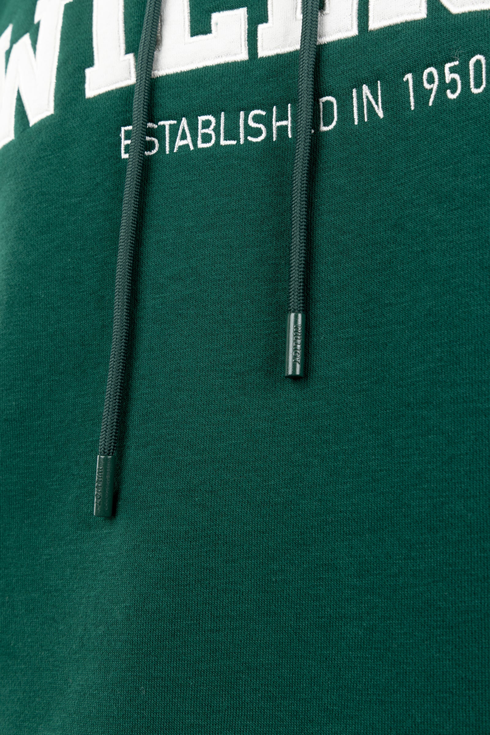 Sudadera Capucha Parches Verde Botella
