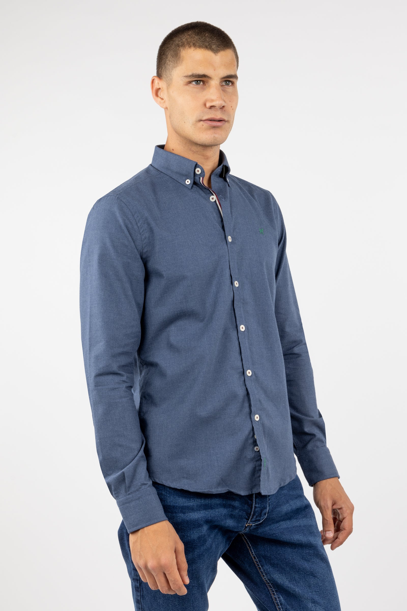 Camisa Espiga Marino