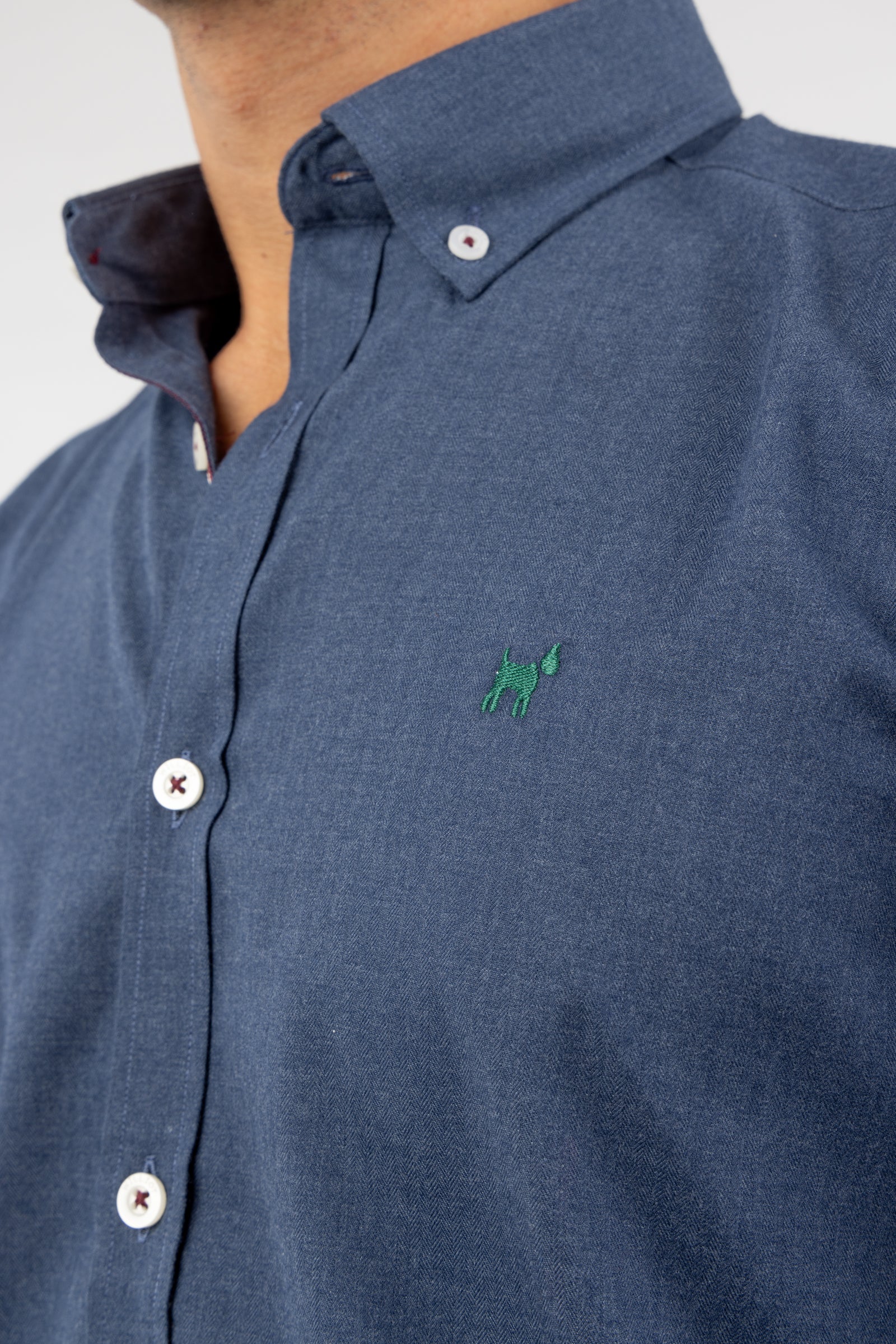 Camisa Espiga Marino