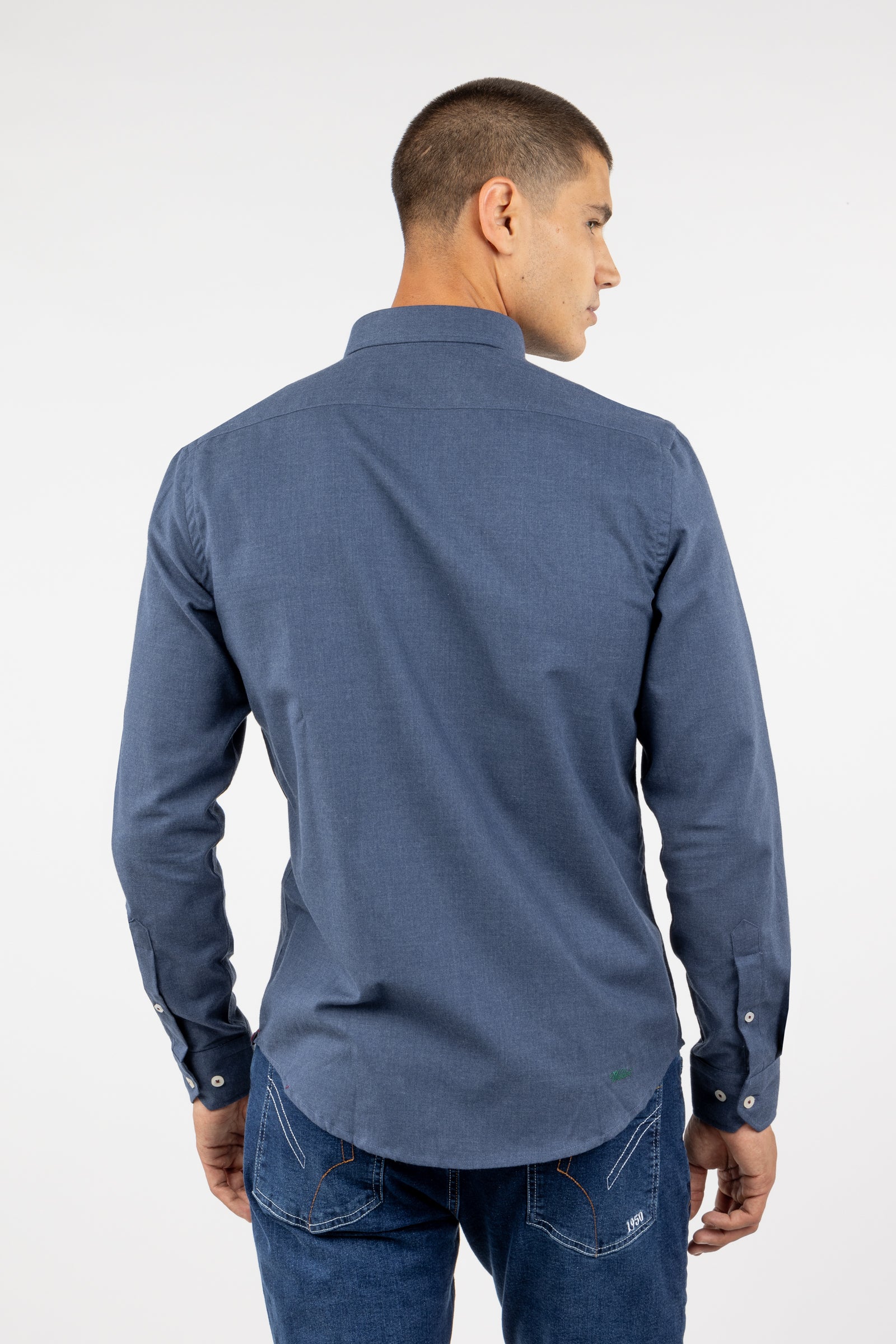 Camisa Espiga Marino