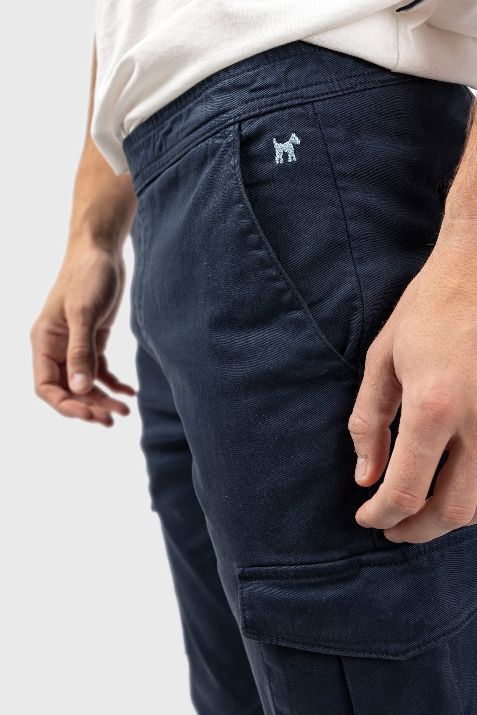 Pantalón Jogger Cargo Marino
