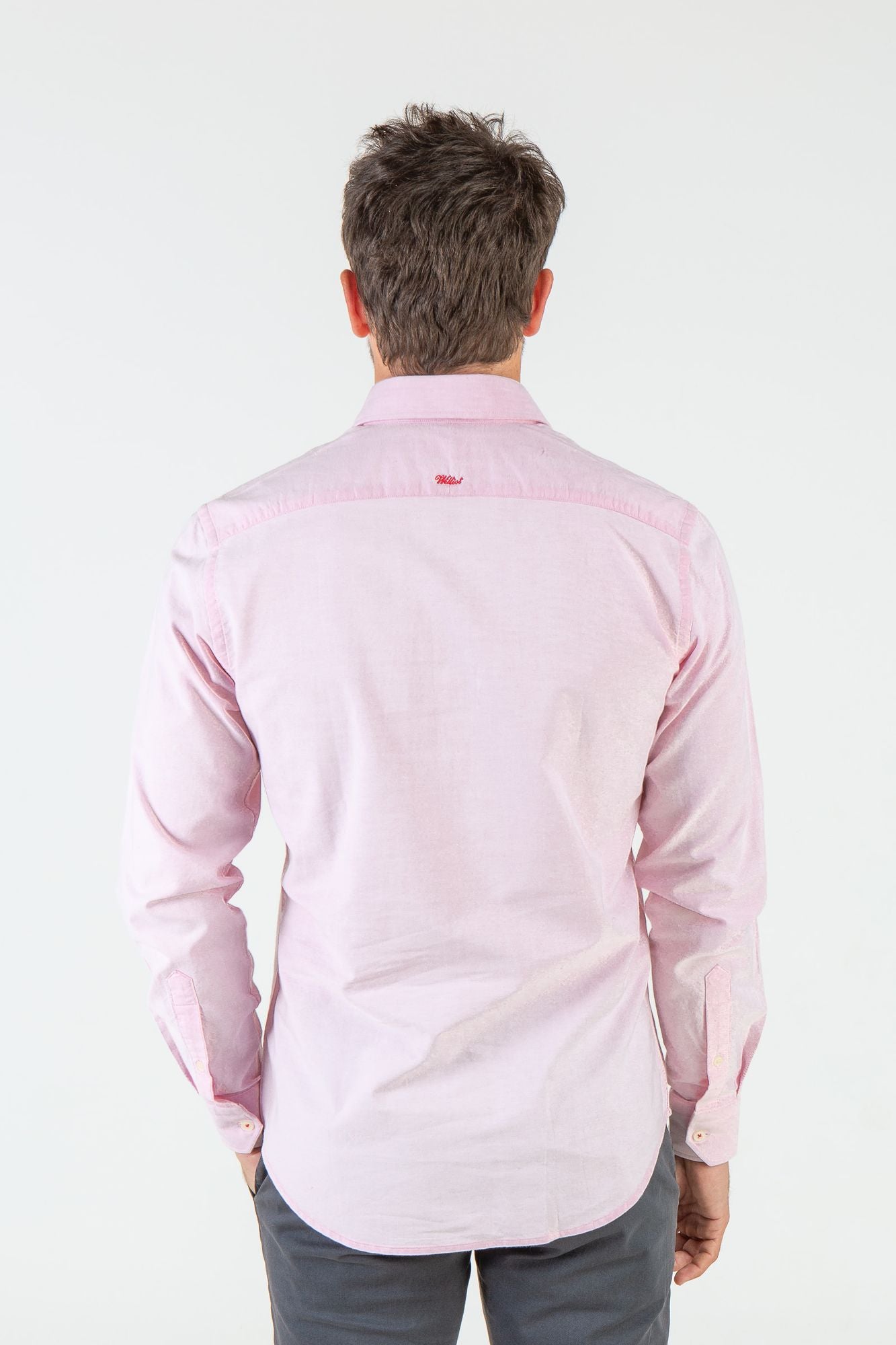 Camisa Polera Oxford Rosa