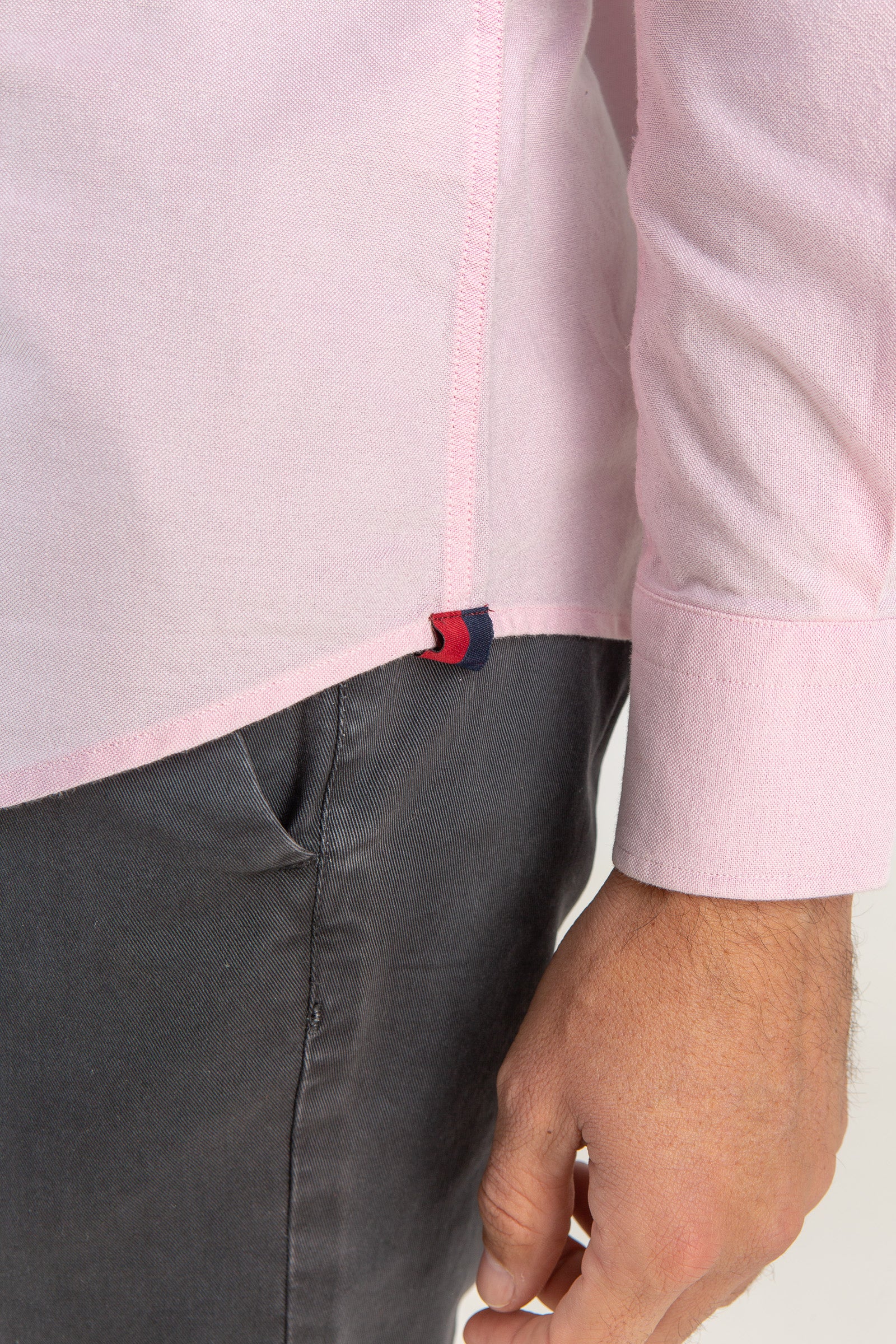 Camisa Polera Oxford Rosa