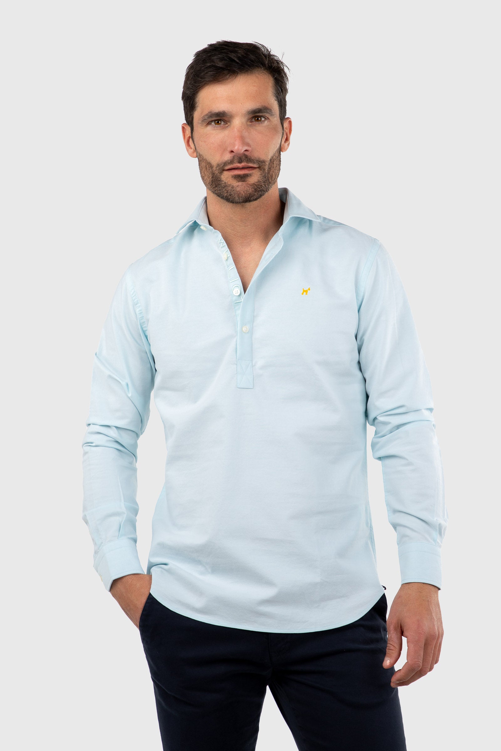 Camisa Polera Turquesa