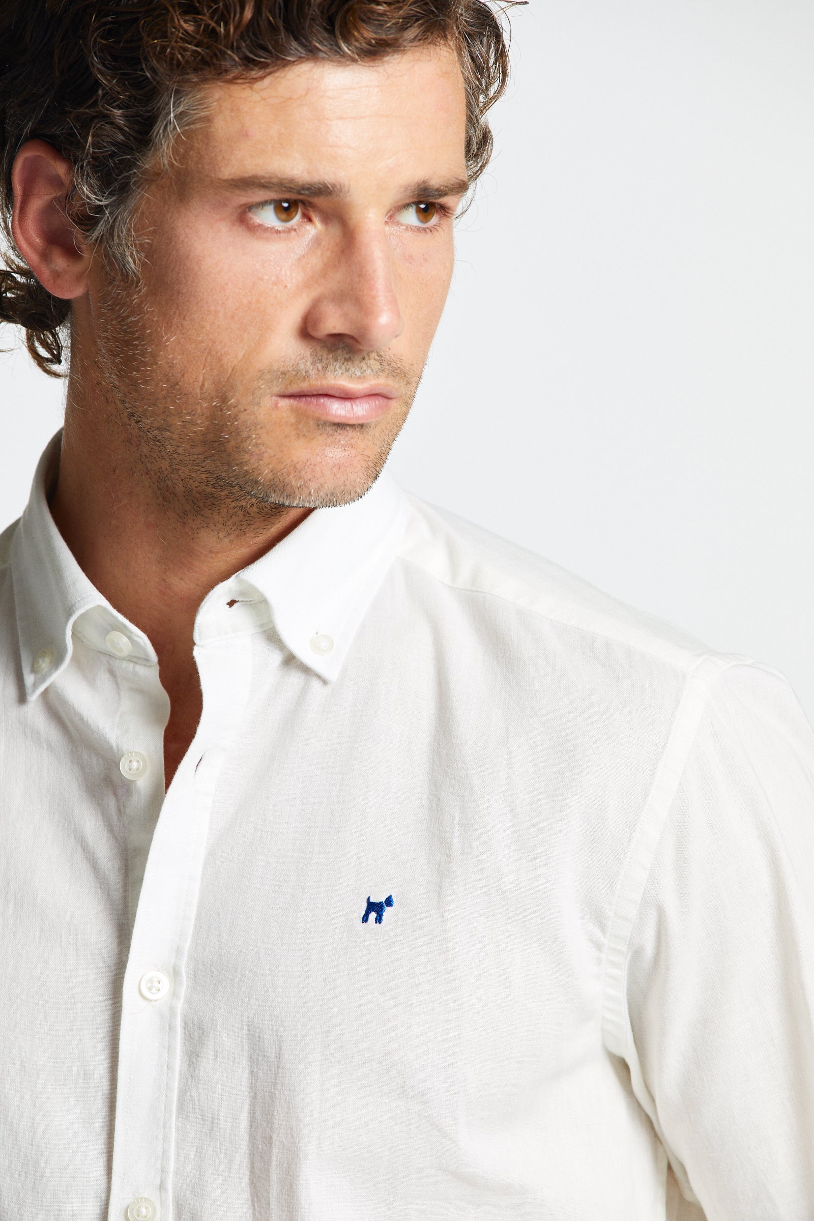 Camisa Lino Blanco