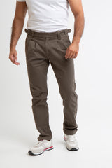 Pantalón Pinzas con Correas Khaki