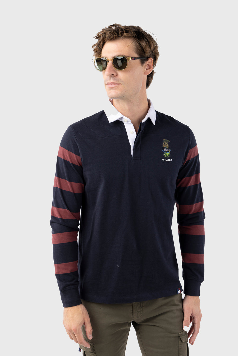 Polo Mr Williot Manga Rayas