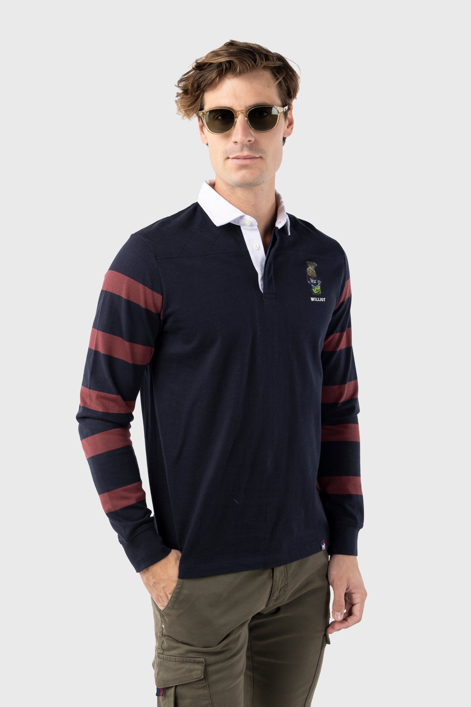 Polo Mr Williot Manga Rayas