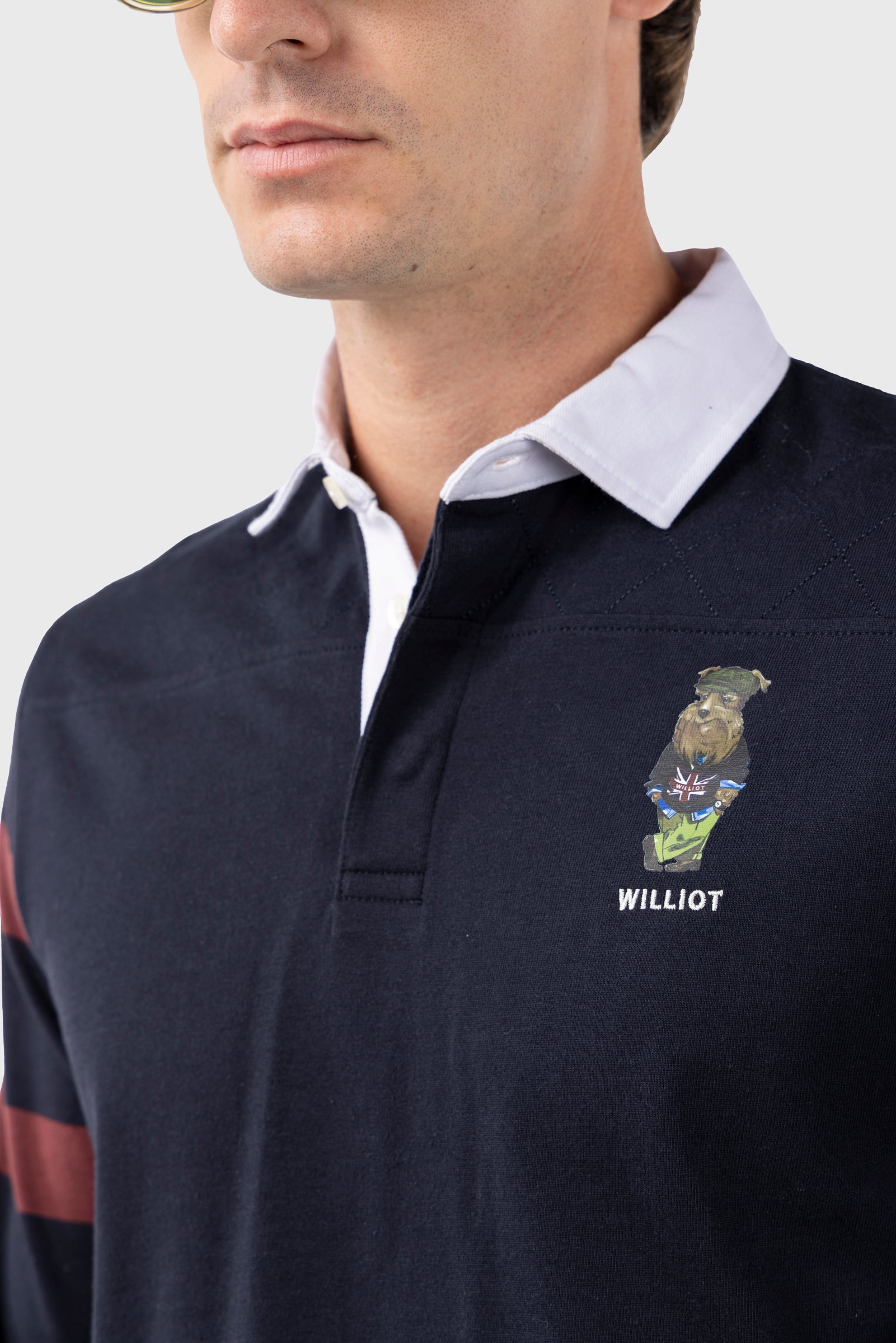 Polo Mr Williot Manga Rayas