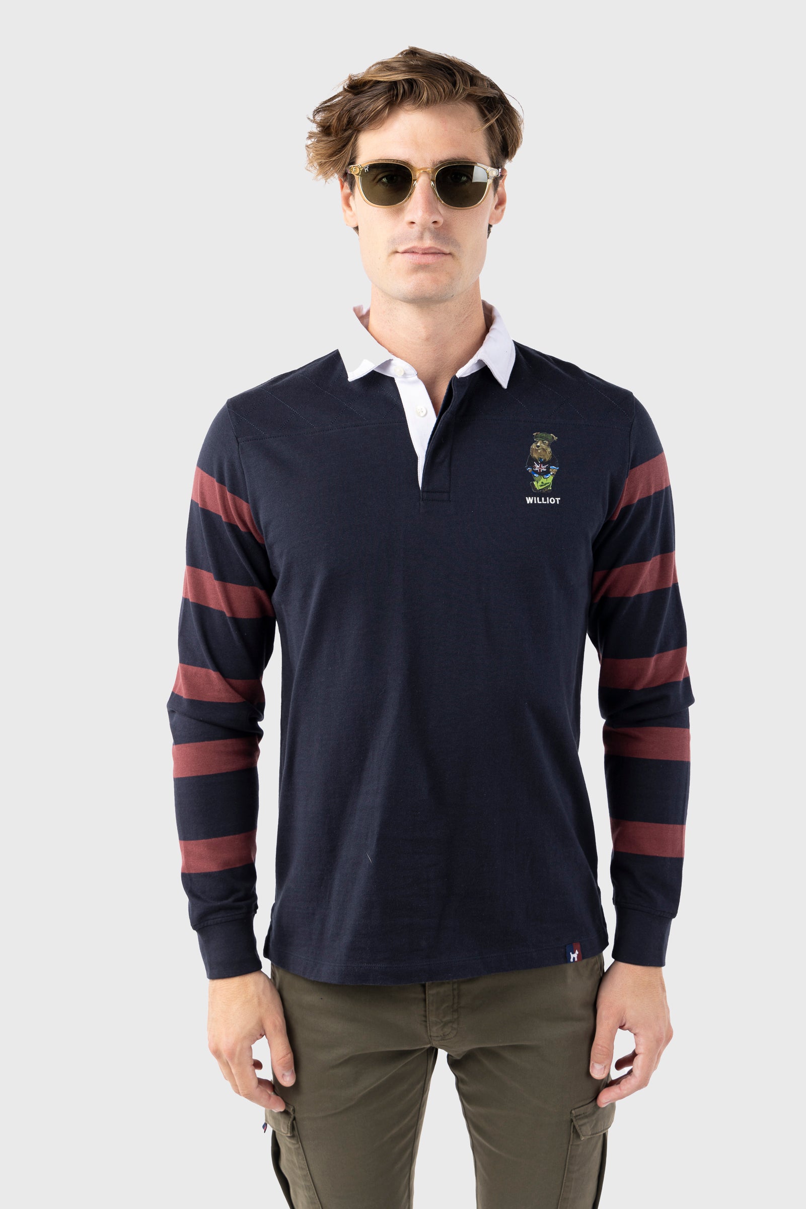 Polo Mr Williot Manga Rayas