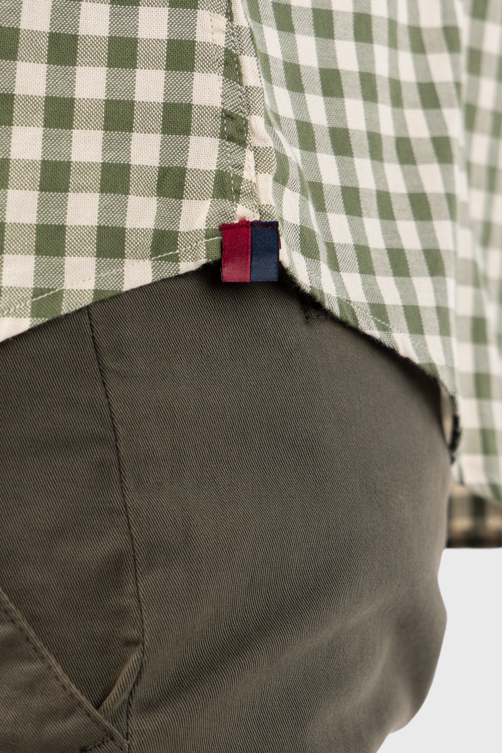Camisa Cuadros Harvard Verde Slim Fit