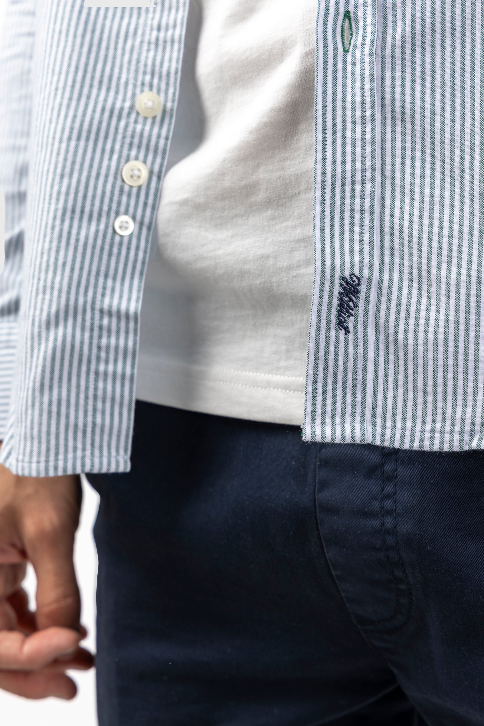 Camisa Raya Oxford Verde