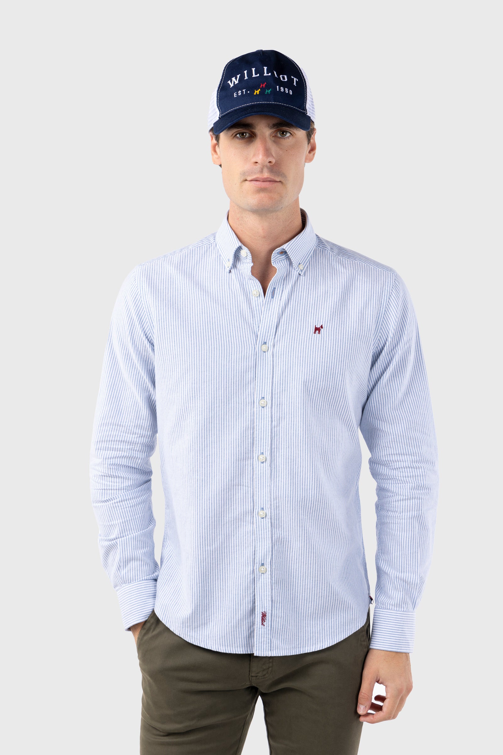 Camisa Raya Oxford Marino