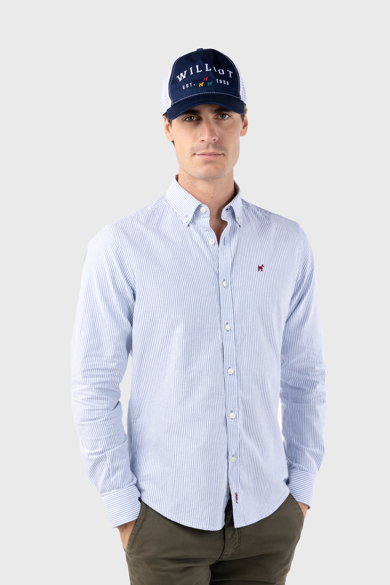 Camisa Raya Oxford Marino