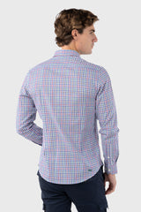 Camisa Cuadro Multicolor Oxford Slim Fit