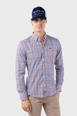Camisa Espiga Multicolor Slim Fit