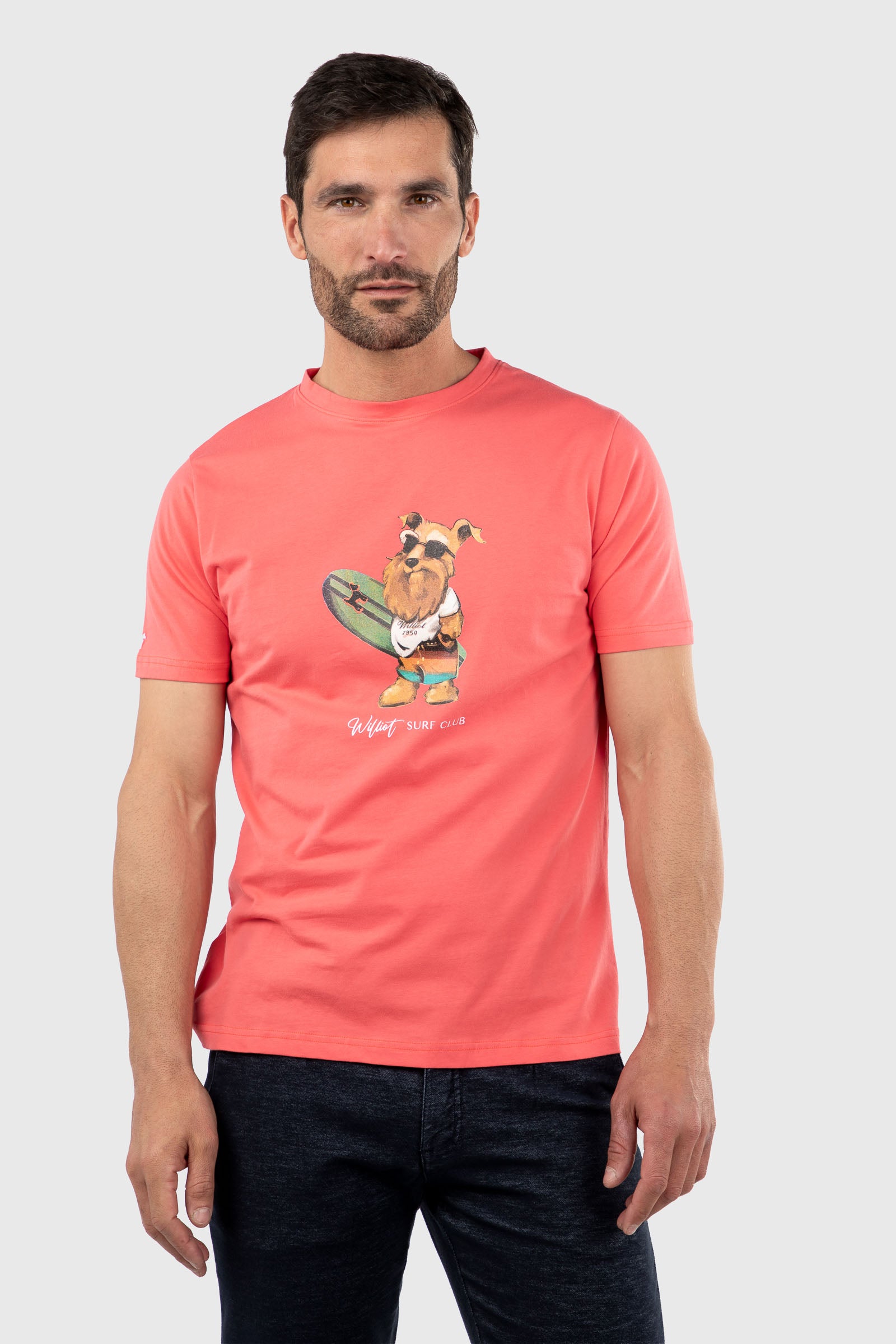 Camiseta Mr Williot Surf Coral