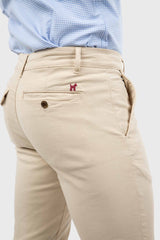 Pantalón Chino Slim Beige