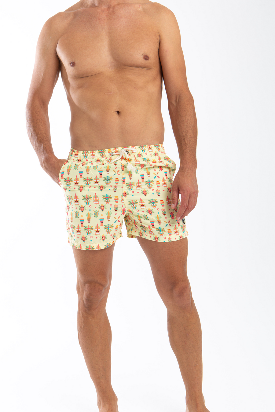 Bañador Con Estampado Tribal