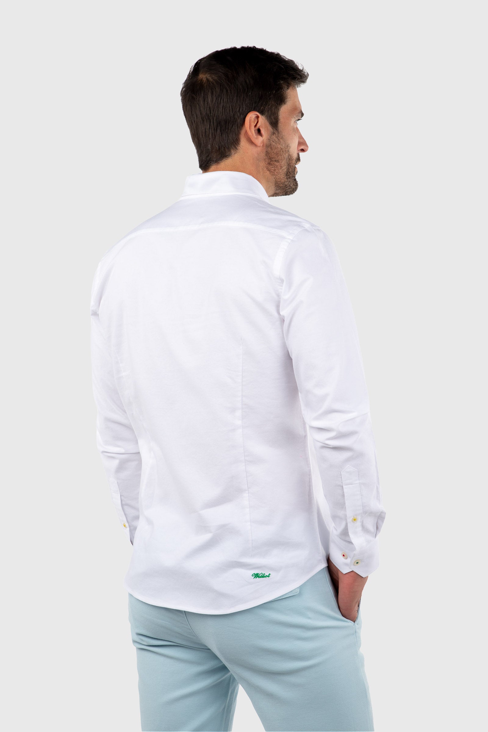 Camisa Oxford Slim Fit Blanco