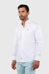 Camisa Oxford Slim Fit Blanco