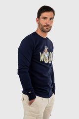 Sudadera Mr Williot Bulldog Marino