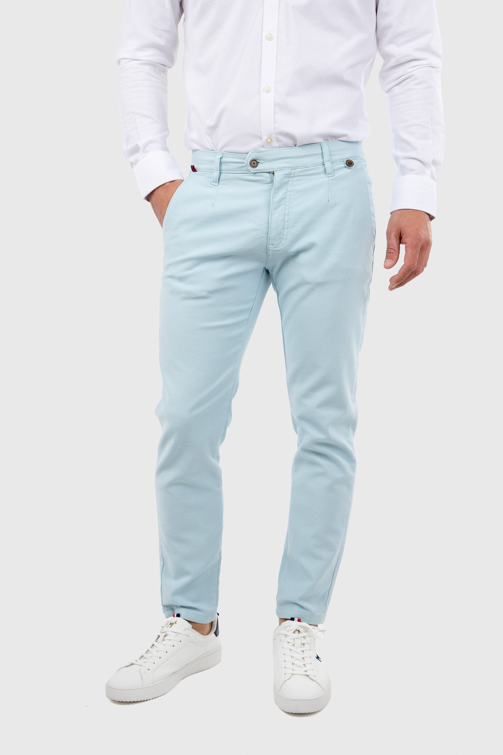 Pantalón Tobillero Azul Cielo