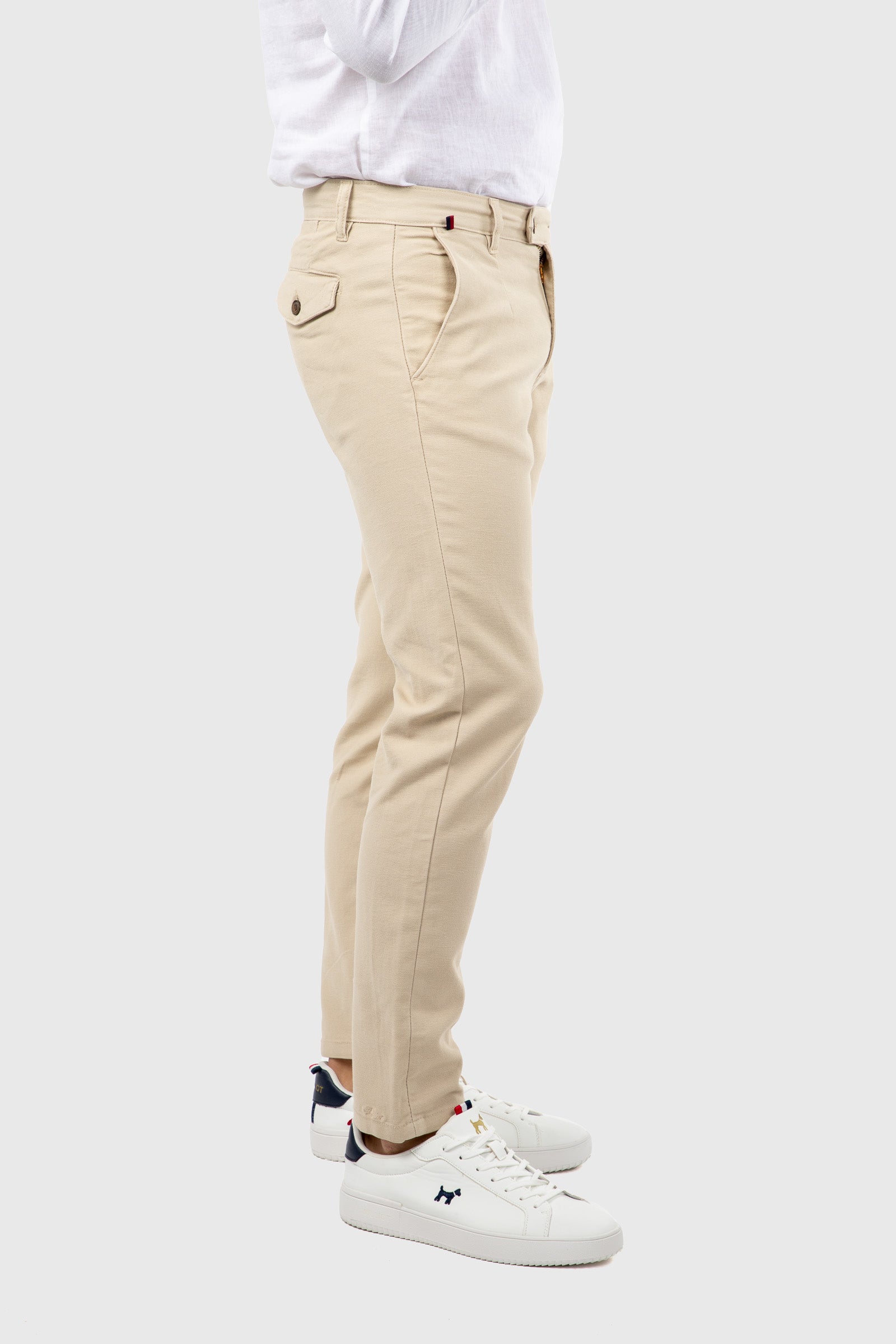 Pantalón Tobillero Beige