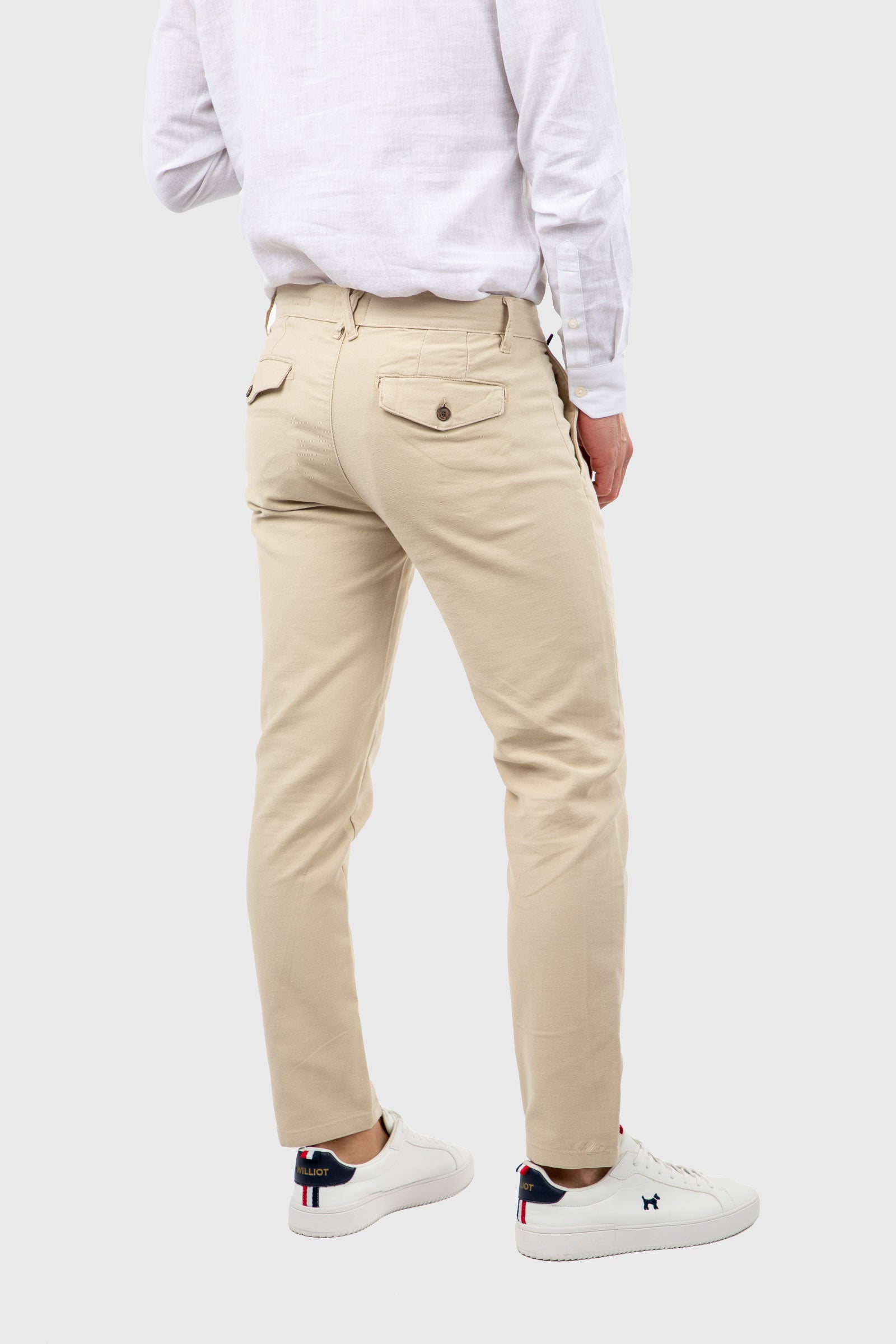 Pantalón Tobillero Beige