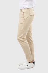 Pantalón Tobillero Beige