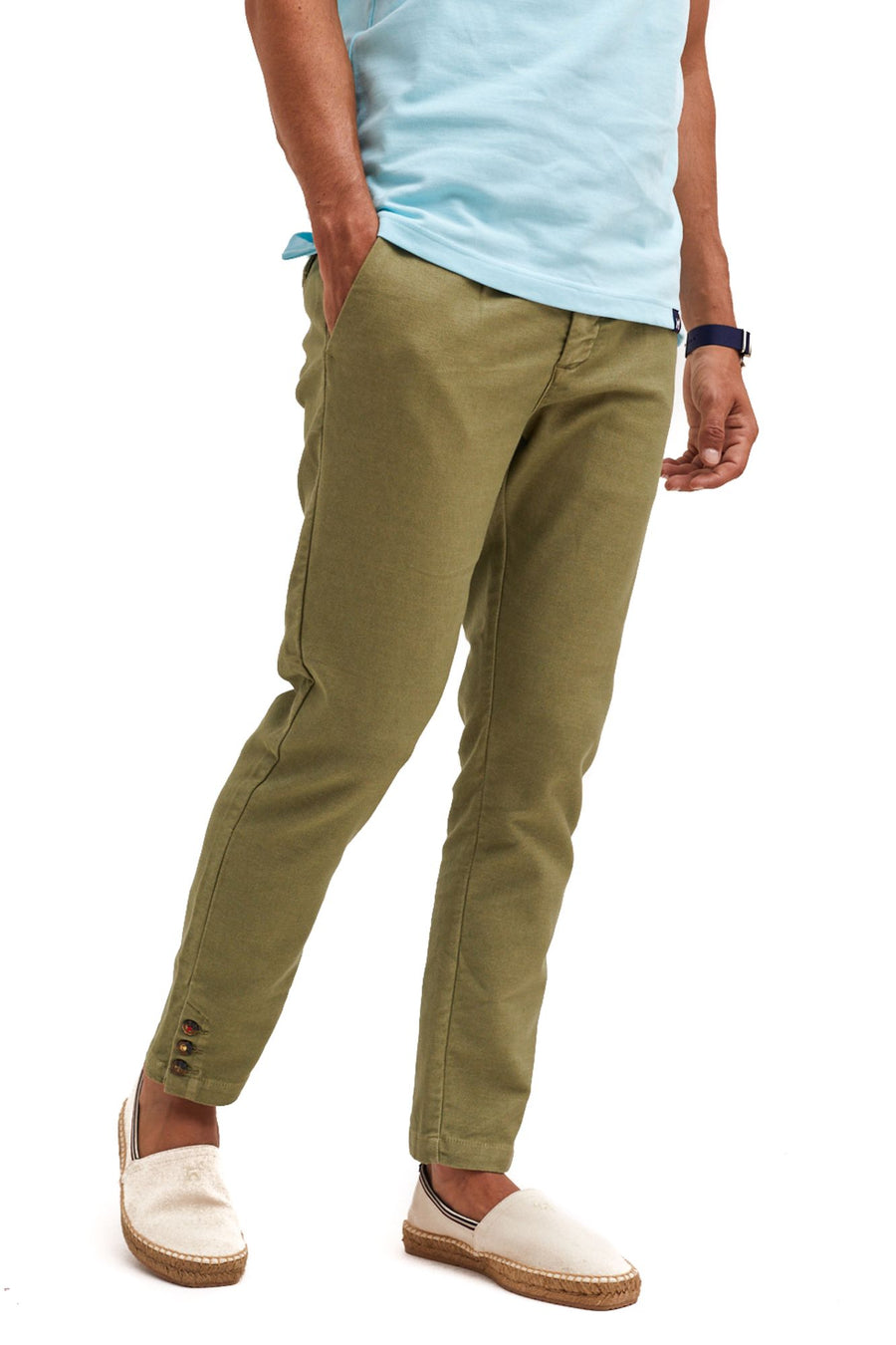 Pantalón Tobillero Kaki