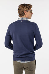 Sudadera WLT Tipo Parche Marino