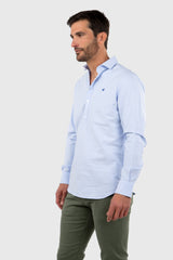 Camisa Polera Celeste