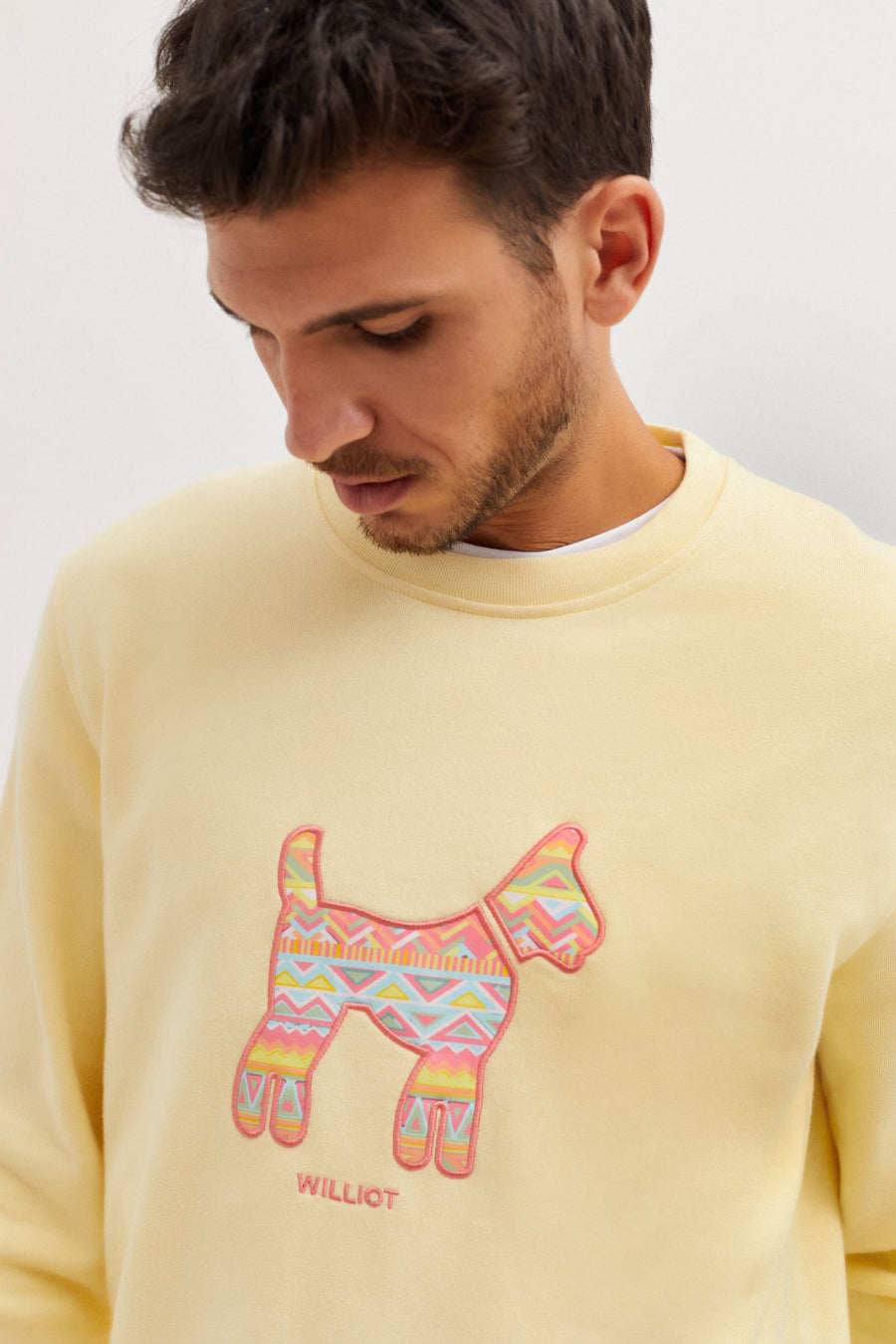 Sudadera Doggy Amarillo  Suave