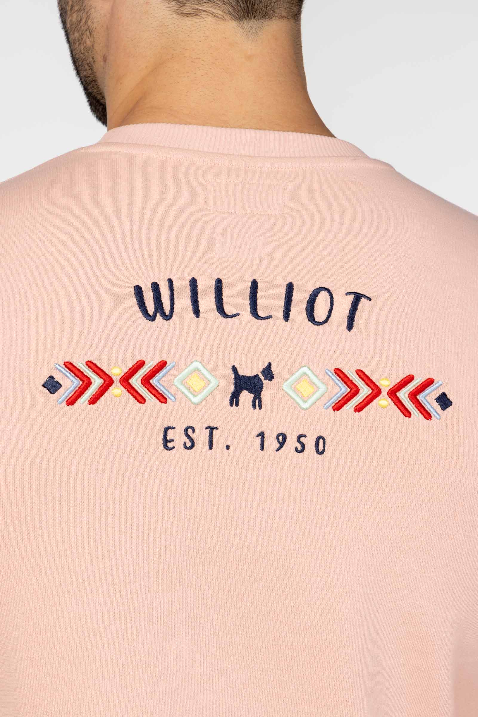 Sudadera Étnica Bordada Coral